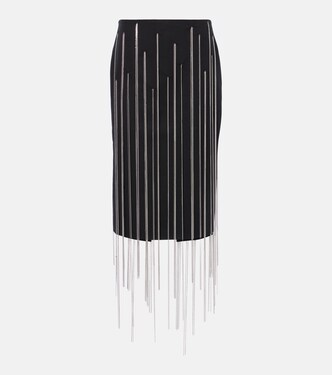 Chain-detail midi skirt | Victoria Beckham