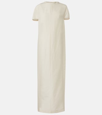 Webster silk and cotton organza maxi dress | Khaite