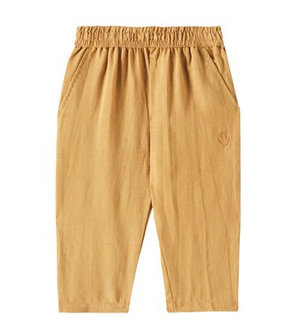 Baby Sois linen and cotton pants | Molo