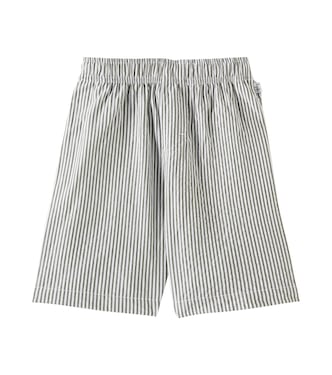 Striped cotton Bermuda shorts | Il Gufo