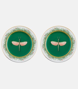 Libellula set of 2 dessert plates | La DoubleJ