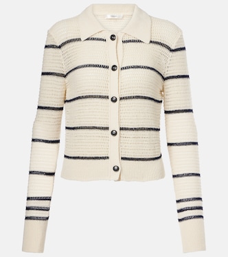 The Shrunken cotton-blend cardigan | Frame