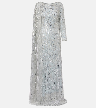 Robe longue Pauline à ornements | Jenny Packham