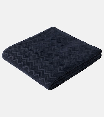 Chalk Zigzag cotton terry bath sheet | Missoni