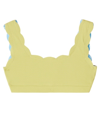 Palm Springs reversible scalloped bikini top | Marysia Bumby