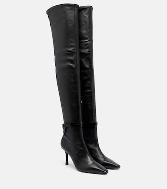 Overknee-Stiefel Camie 85 aus Leder | Jimmy Choo