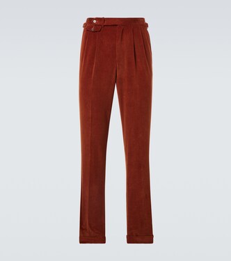 Cotton and silk corduroy pants | Dunhill
