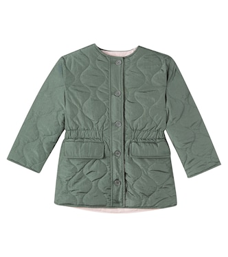 Reversible quilted jersey jacket | Bonpoint