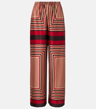 Jensen printed wide-leg pants | Faithfull
