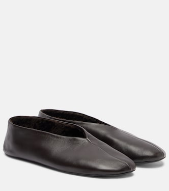 Stella leather ballet flats | The Row