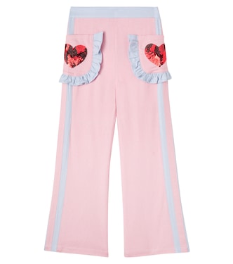 Pantaloni flared Lone Star con ruches | Tutu Du Monde