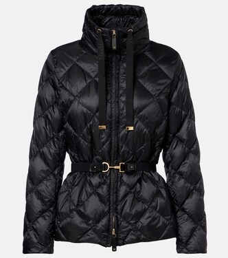 Belted quilted down jacket | Max Mara