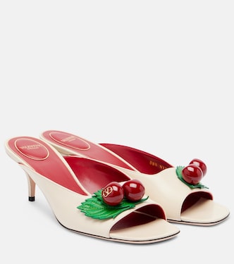 Mules Cherryfic in pelle | Valentino Garavani