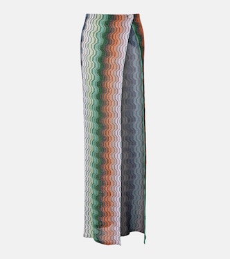 Maxirock aus Häkelstrick | Missoni