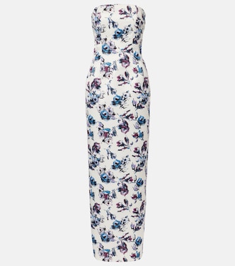 Laelia floral bustier gown | Emilia Wickstead