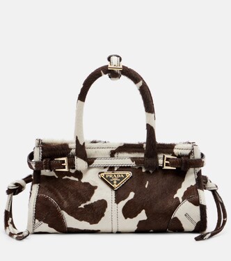 Prada Bonnie Mini calf hair top-handle bag | Prada