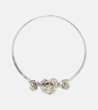 Rosalba floral-appliqué necklace | Jennifer Behr