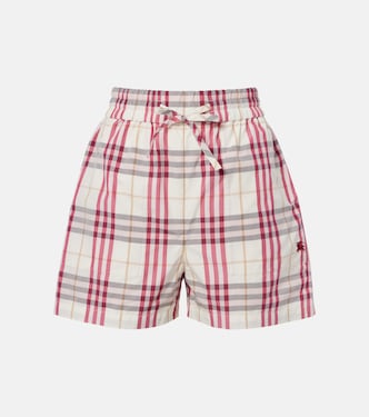 EKD Burberry Check cotton shorts | Burberry