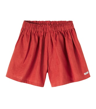 Jorin linen and cotton shorts | Donsje