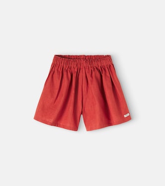 Jorin linen and cotton shorts | Donsje
