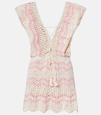 Melissa crochet cotton minidress | Anna Kosturova