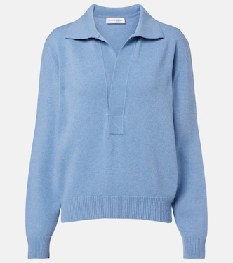Genevieve wool and cashmere polo sweater  | Victoria Beckham