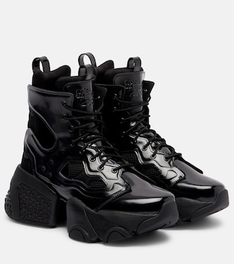 x Reebok cutout platform ankle boots | Noir Kei Ninomiya