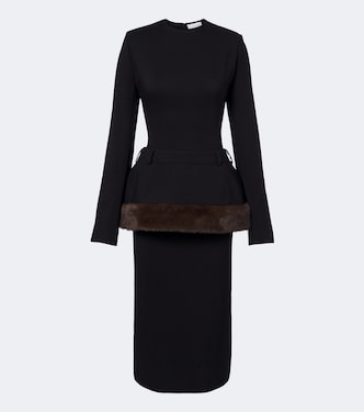 Peplum midi dress | Stella McCartney