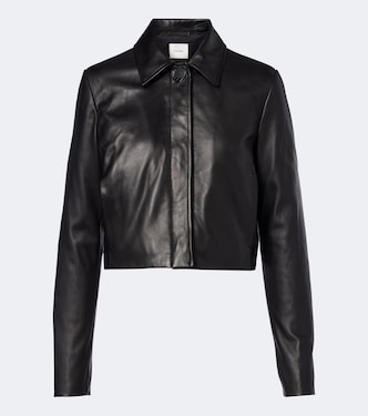 Cropped-Lederjacke | Vince