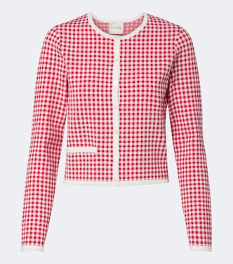 Micah gingham cardigan | Posse