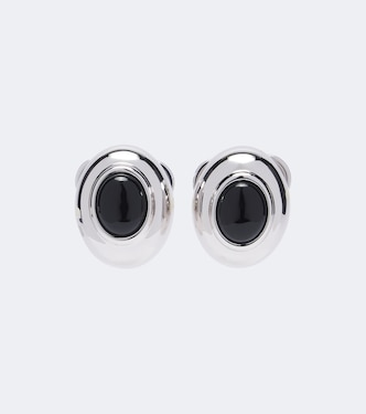 Onyx stud earrings | Déhanche