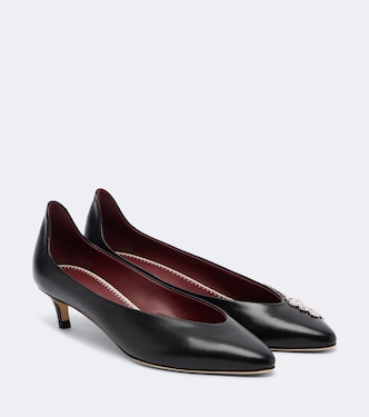 Embellished leather pumps | Magda Butrym