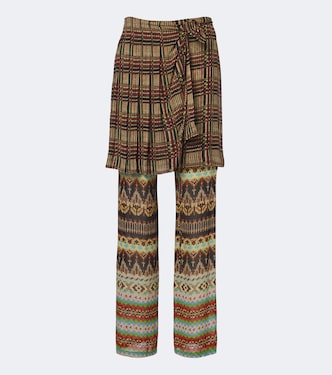 Bedruckte weite Hose | Dries Van Noten