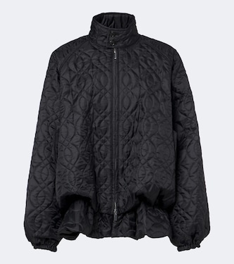 Gathered quilted jacket | Noir Kei Ninomiya