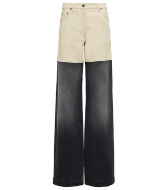 High-Rise Jeans mit weitem Bein | Peter Do