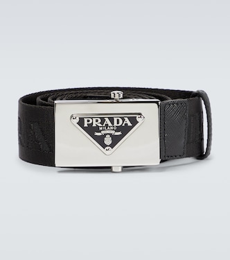 Technical fabric logo belt | Prada