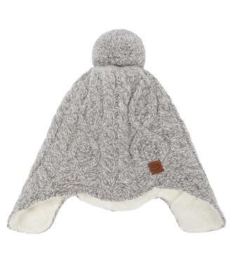 Baby cable-knit wool beanie | Tartine et Chocolat