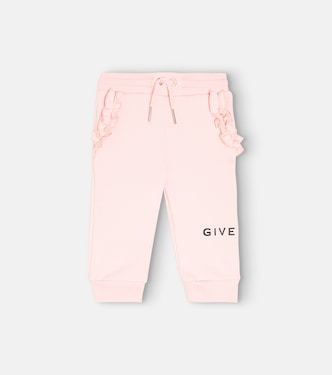 Baby 4G cotton-blend sweatpants | Givenchy Kids