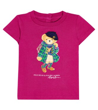 Baby T-Shirt Polo Bear aus Baumwolle | Polo Ralph Lauren Kids