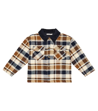 Thomas checked cotton overshirt | The New Society