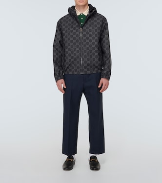 GG reversible ripstop jacket in grey - Gucci | Mytheresa