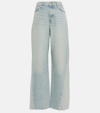 Zoey high-rise wide-leg jeans | 7 For All Mankind