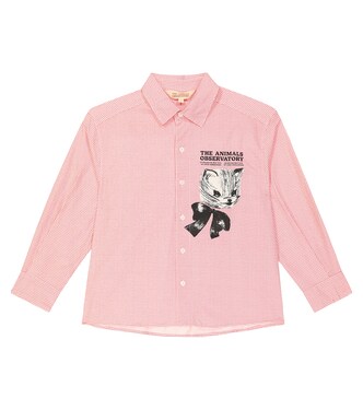 Wolf printed cotton shirt | The Animals Observatory
