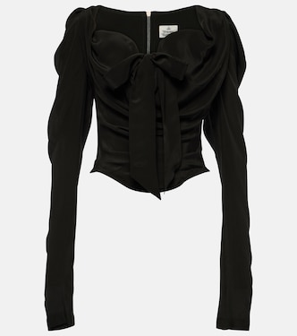 Tie-detail silk top | Vivienne Westwood