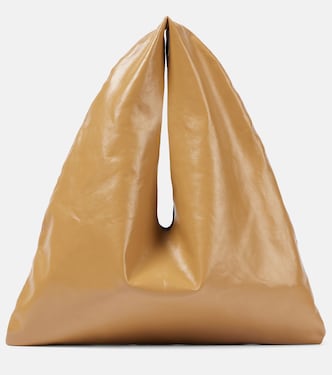 Bindle Small leather tote bag | The Row