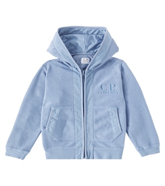 Logo cotton terry hoodie | C.P. Company Kids