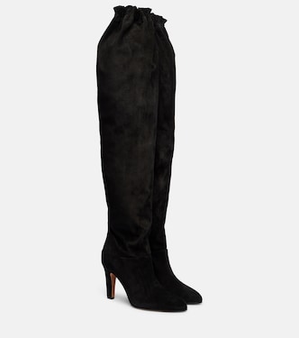 Suede over-the-knee boots | Chloé