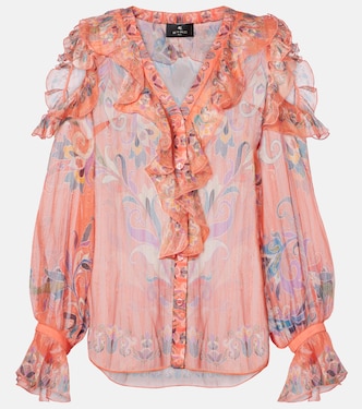 Bedruckte Bluse aus Seide | Etro