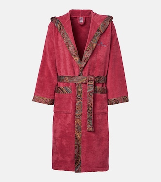 Giano Paisley cotton terry bathrobe | Etro