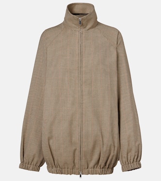 Baxter houndstooth blouson jacket | The Frankie Shop